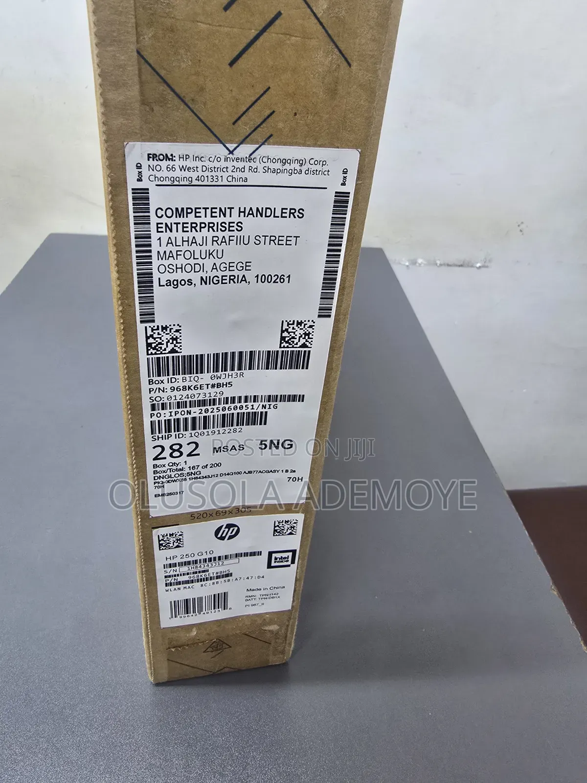 New Laptop HP 250 G10 8GB Intel Core i5 SSD 512GB