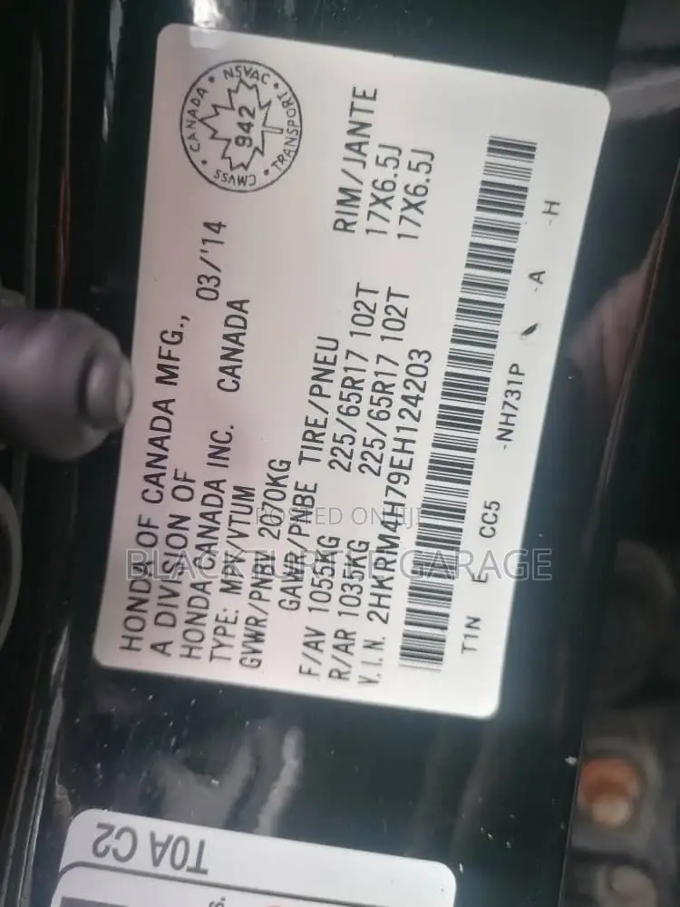 Honda CR-V 2014 Black