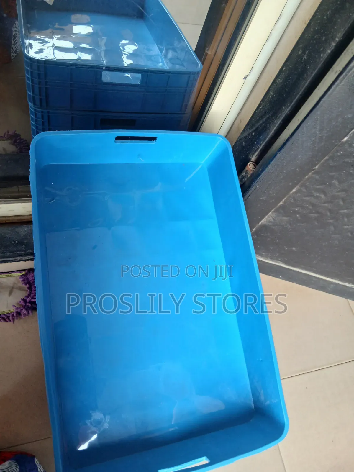 Multipurpose Plastic Half Crate 60cm X 40cm X 11cm