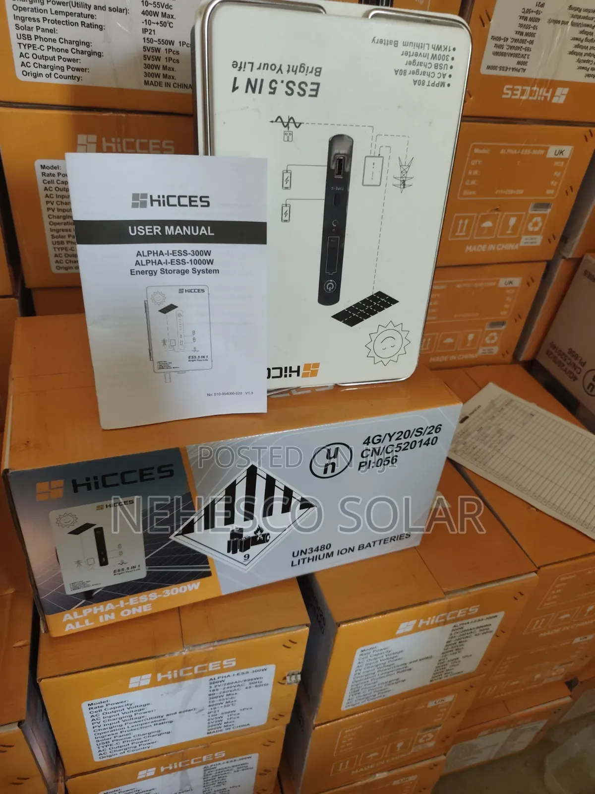 HICCES ALPHA-I 1000W Solar Generator – Powerful Portable