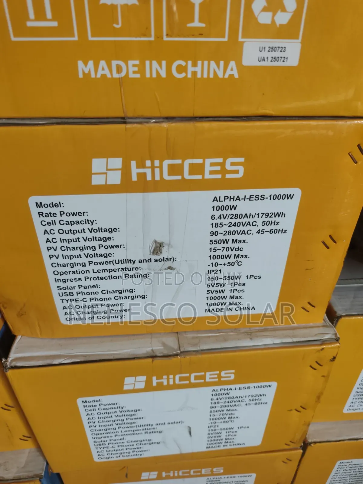 HICCES ALPHA-I 1000W Solar Generator – Powerful Portable