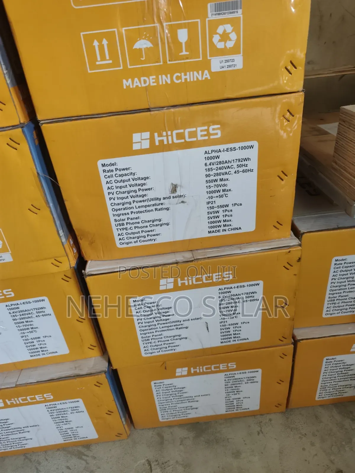 2Kwh Lithium Solar Generator – HICCES 1000W