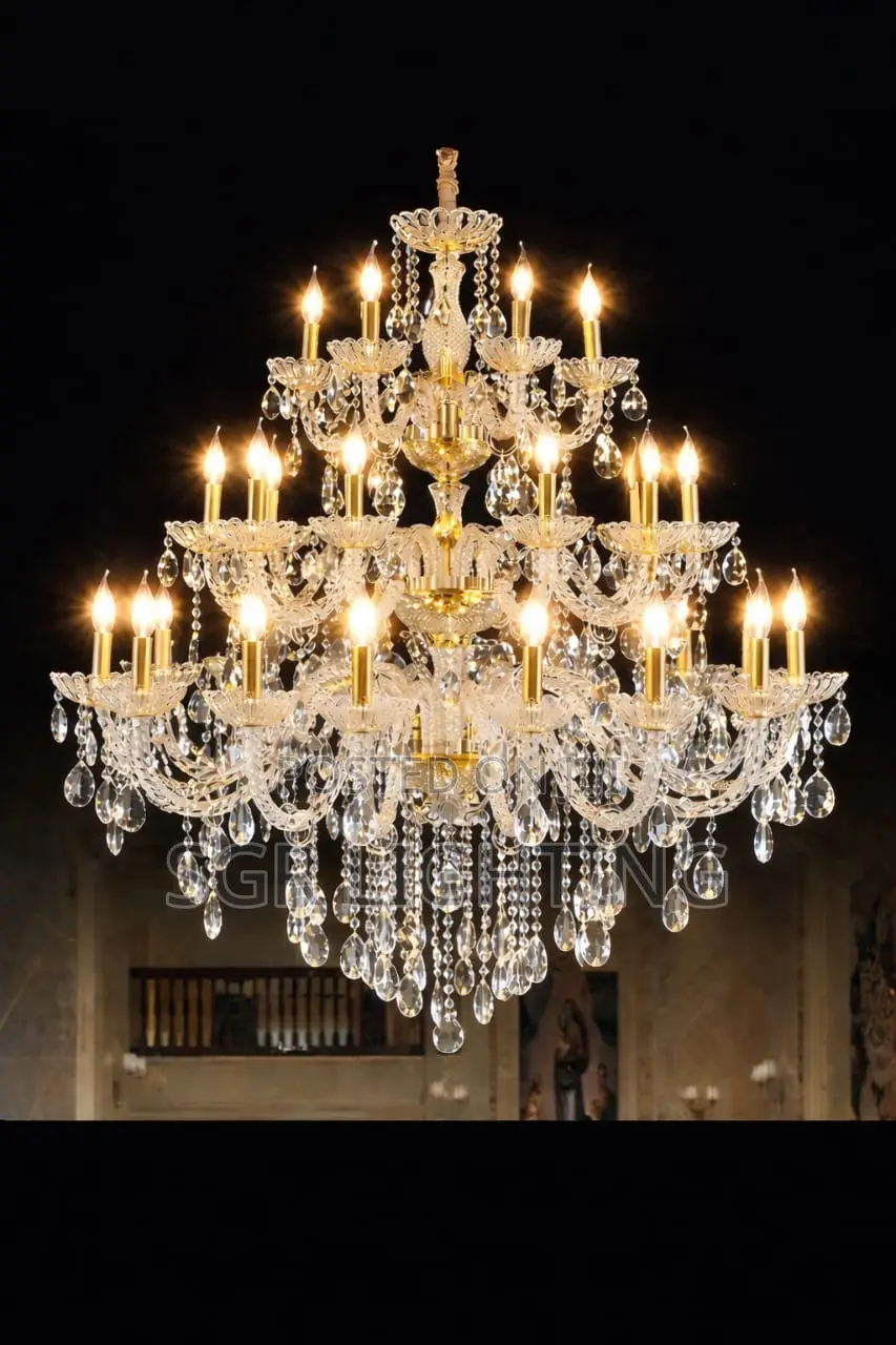 Living Room Chandelier Modern Ring LED Lamp Table Stair Chandelie