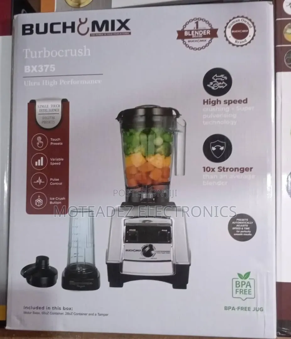 Buchymix 10x Turbo Crush Heavy Duty Commercial Blender Grinder BX375