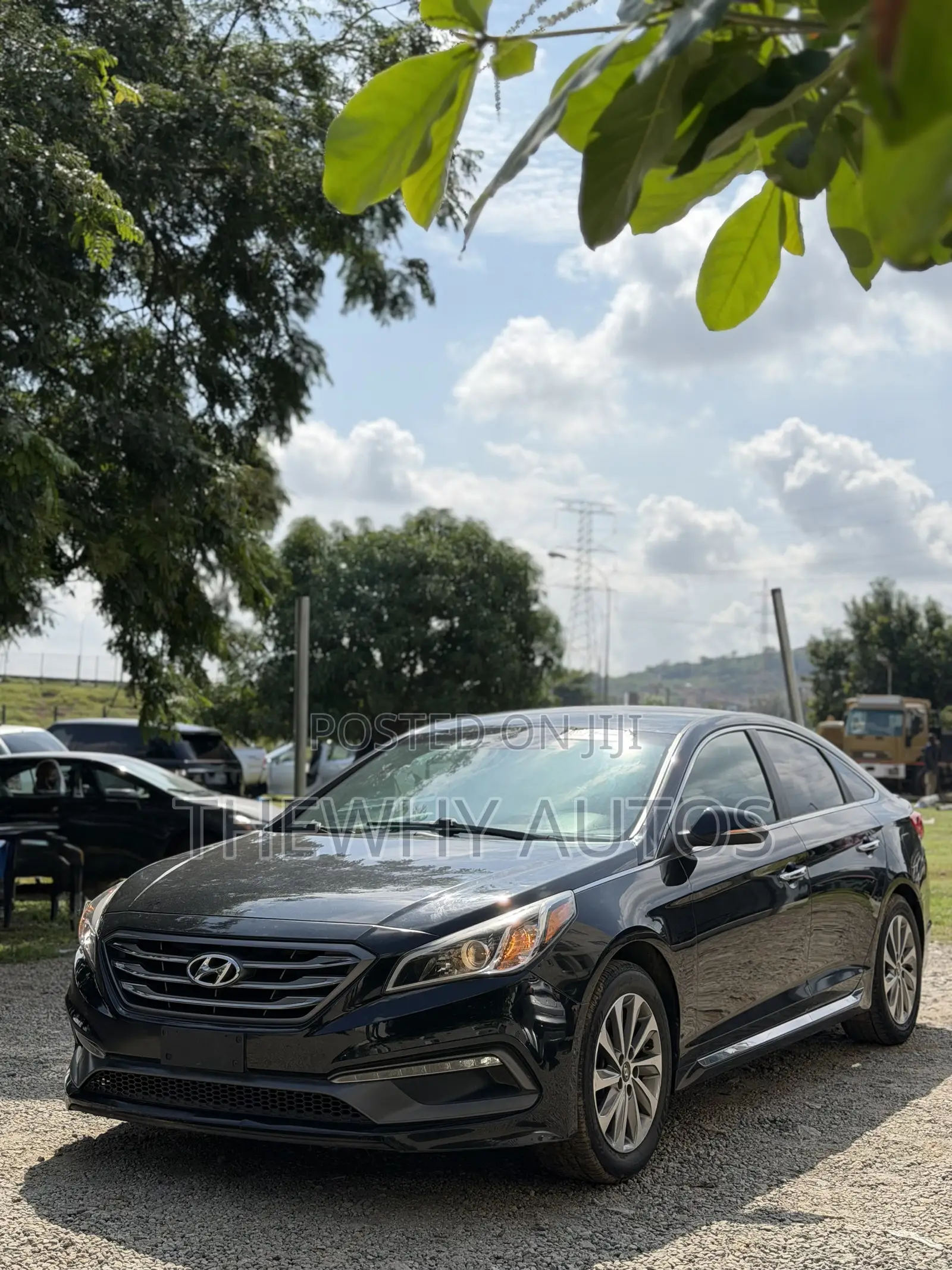 Hyundai Sonata Sport 4dr Sedan (2.4L 4cyl 6A) 2015 Black