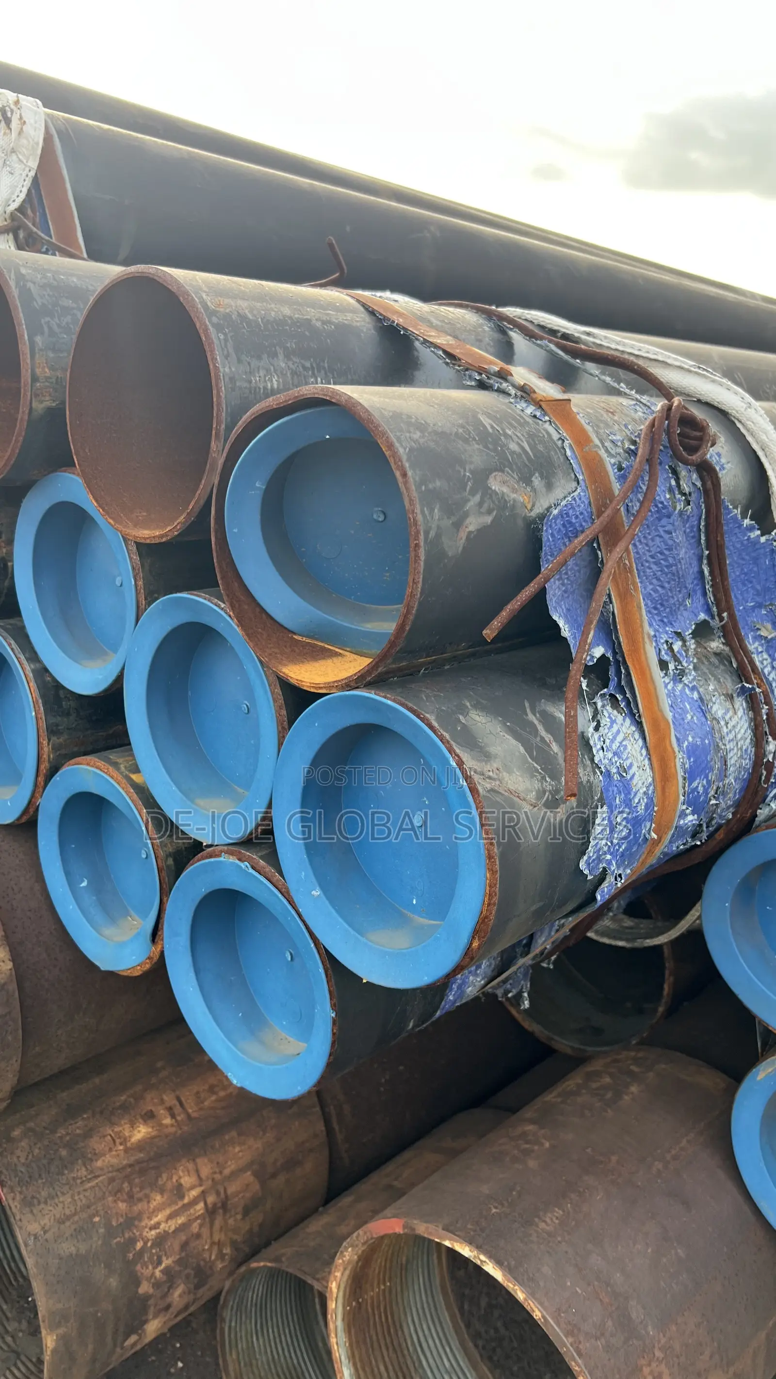 6-Inch × 20ft SCH 40 Plain-End Carbon-Steel Pipe