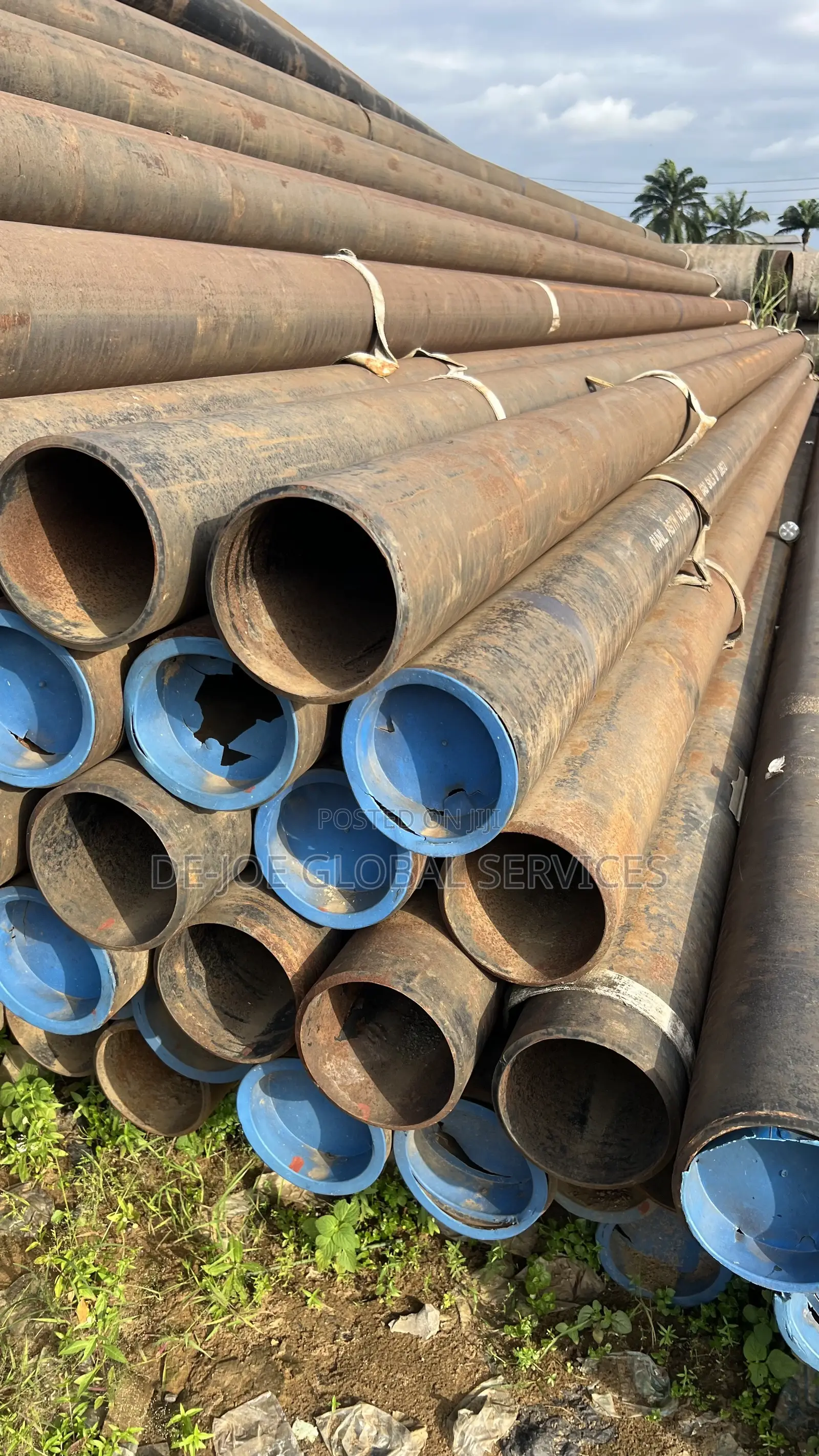 6-Inch × 20ft SCH 40 Plain-End Carbon-Steel Pipe