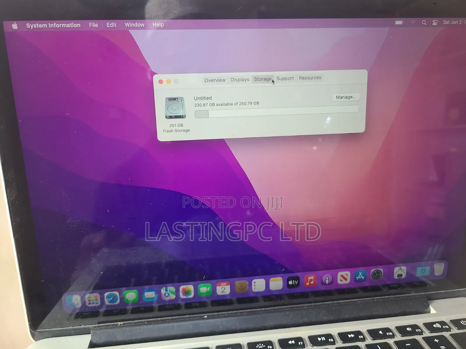 Laptop Apple MacBook Pro 2015 8GB Intel Core i5 SSD 256GB