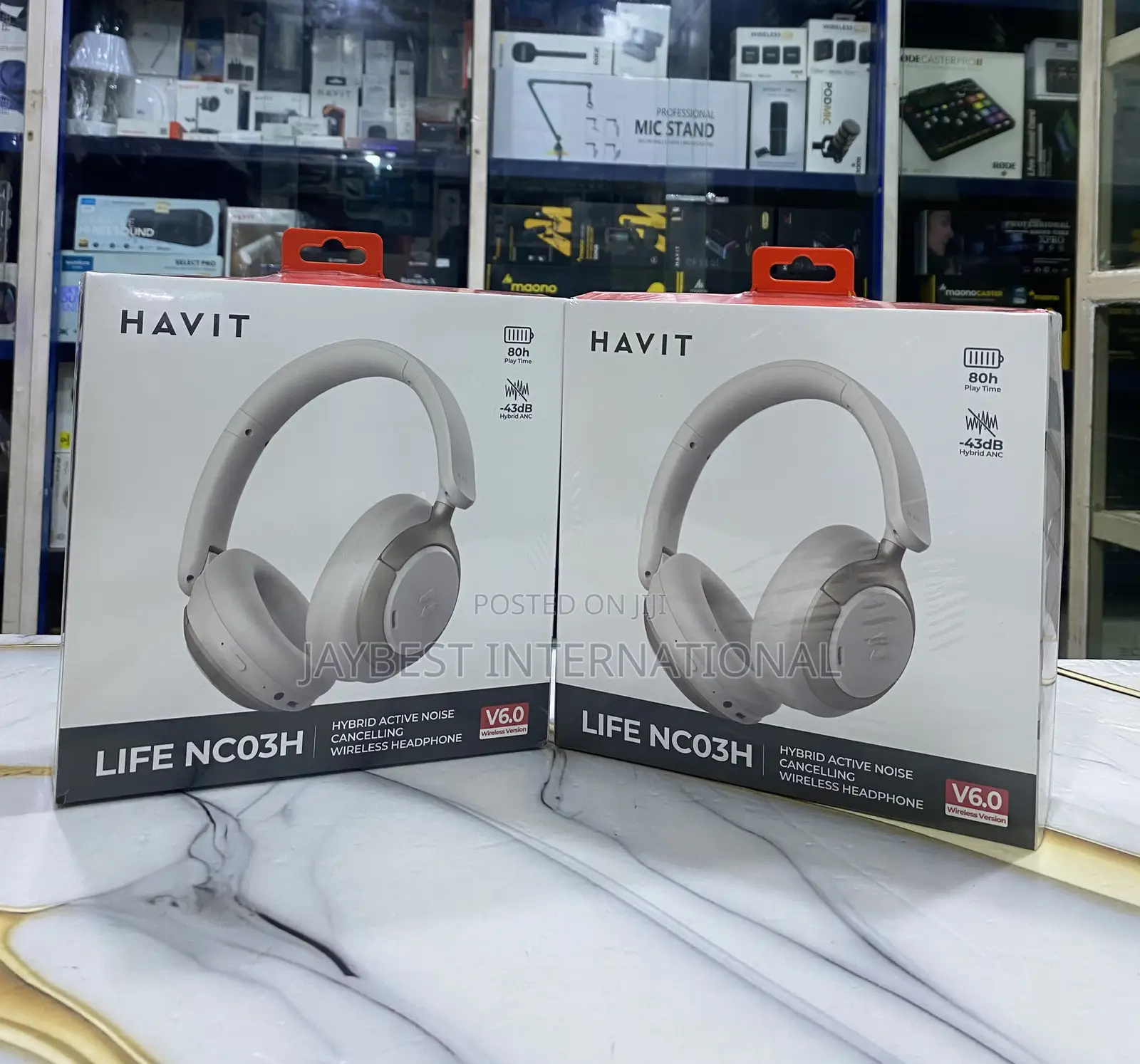 HAVIT LIFE NC03H Hybrid Active Noise Cancelling Wireless Headphones