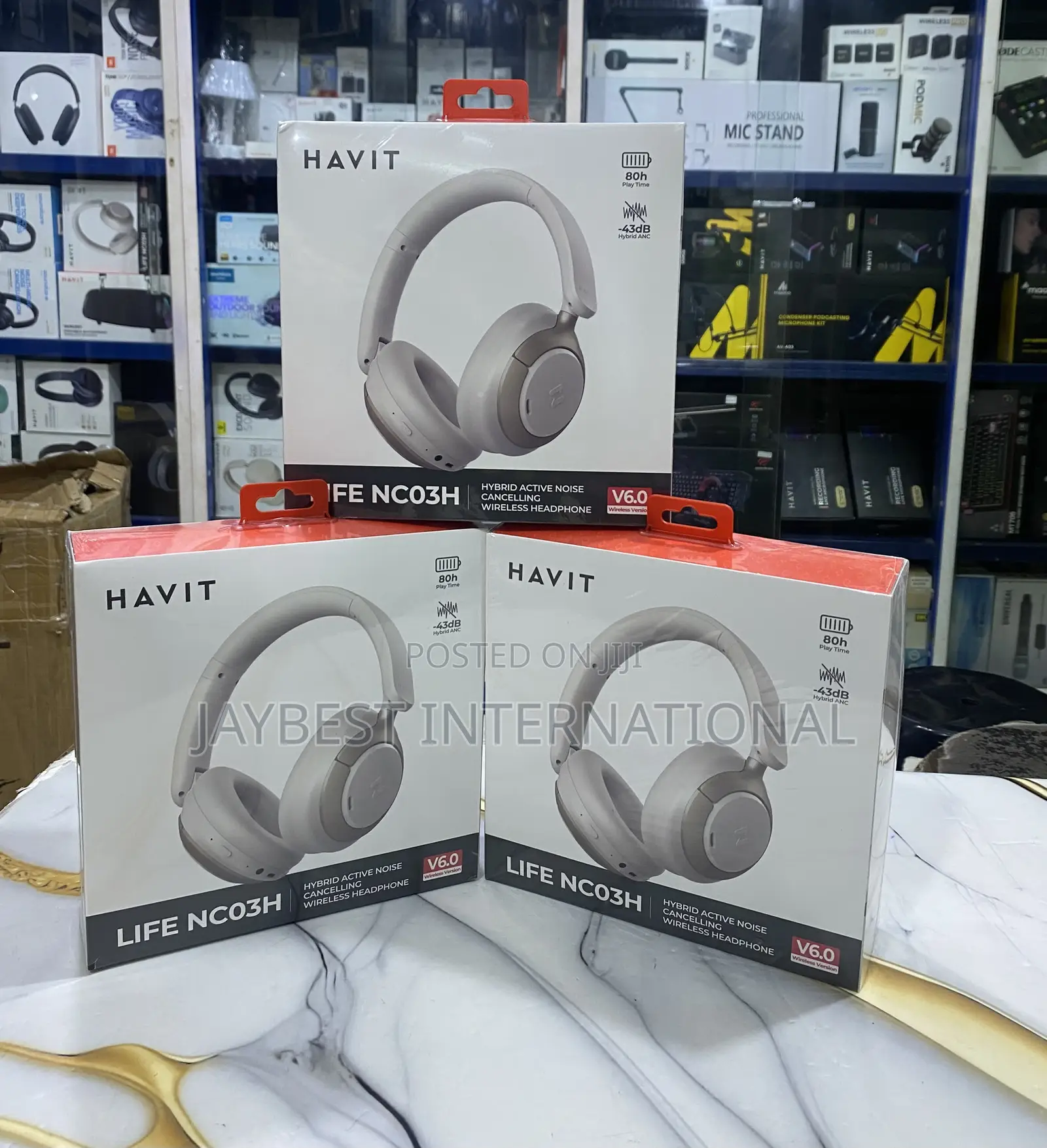 HAVIT LIFE NC03H Hybrid Active Noise Cancelling Wireless Headphones