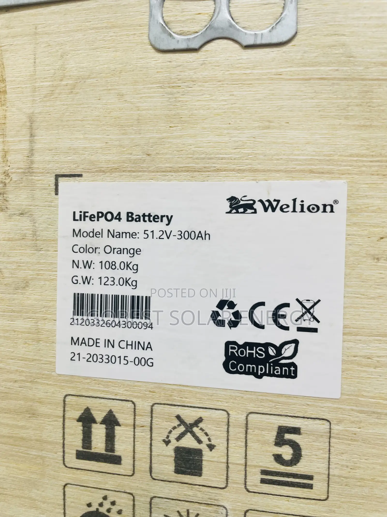 15kwh 51.2v Welion Lithium Ion Battery
