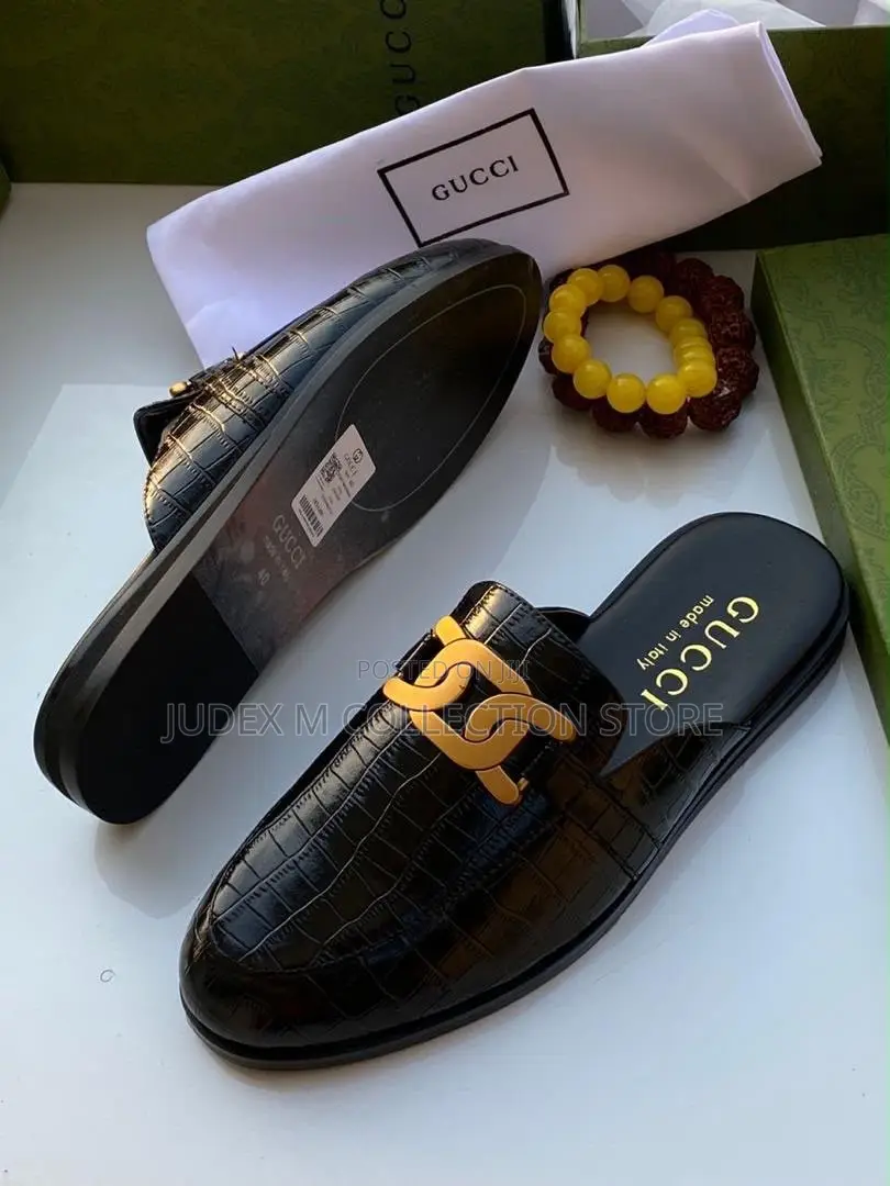 Premium Gucci Versace Half Shoes Available