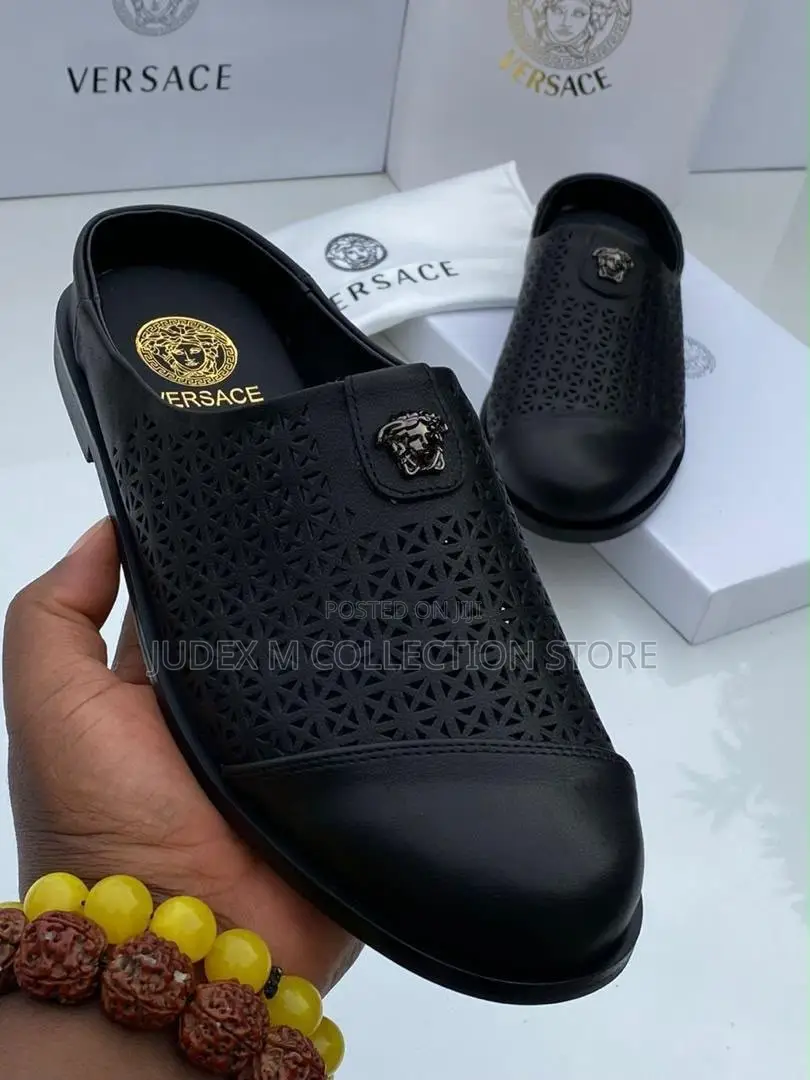 Premium Gucci Versace Half Shoes Available