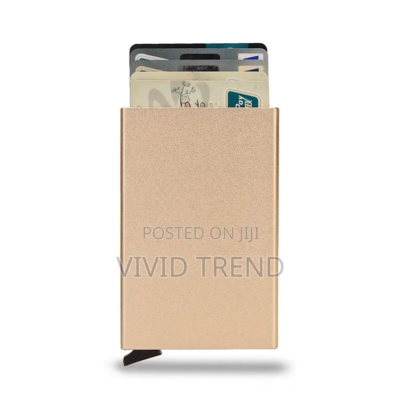 Anti Theft Metal Card Holder