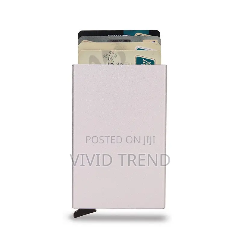 Anti Theft Metal Card Holder