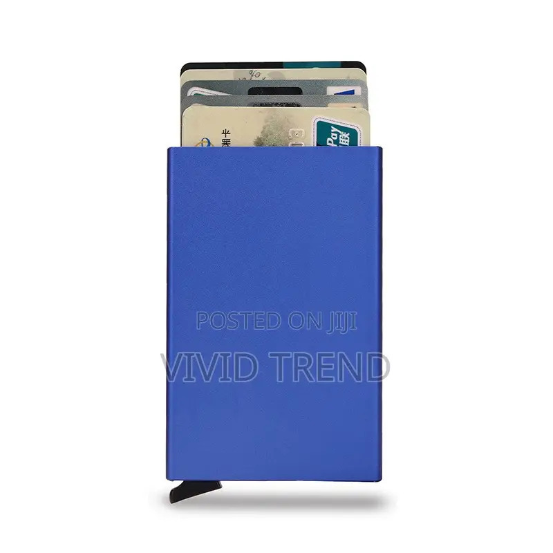Anti Theft Metal Card Holder