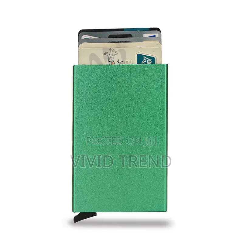 Anti Theft Metal Card Holder