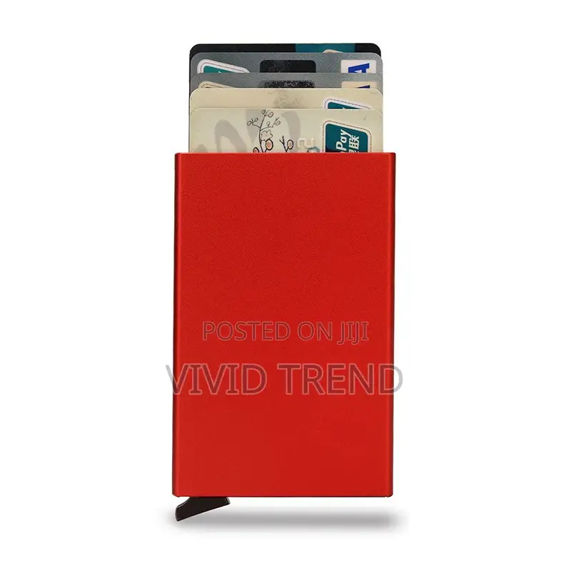 Anti Theft Metal Card Holder