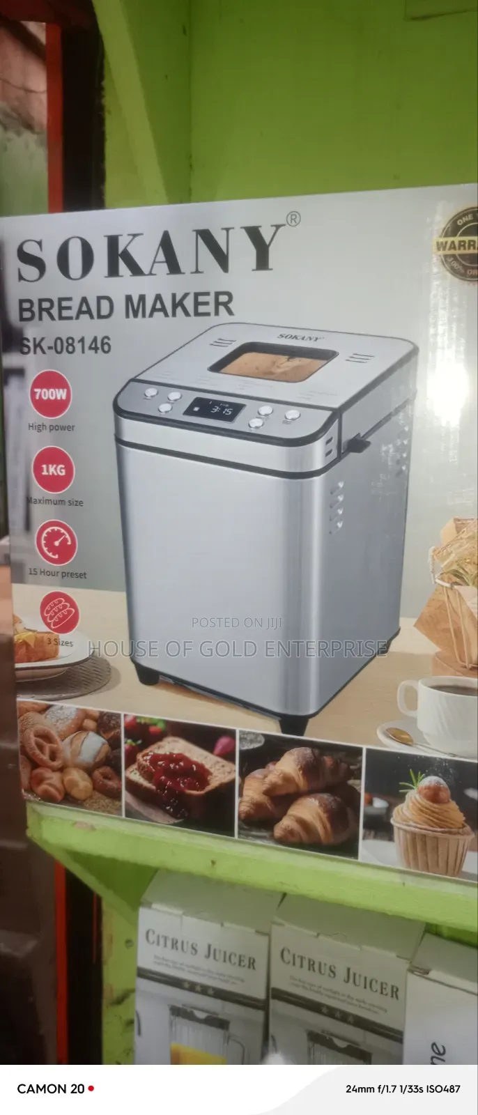 Sokany Bread Maker SK-08146