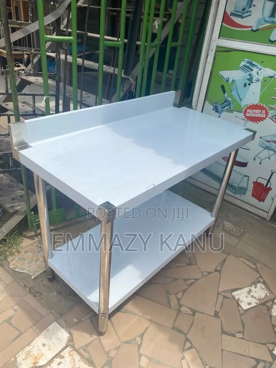 Quality 4ft Stainless Table With Back