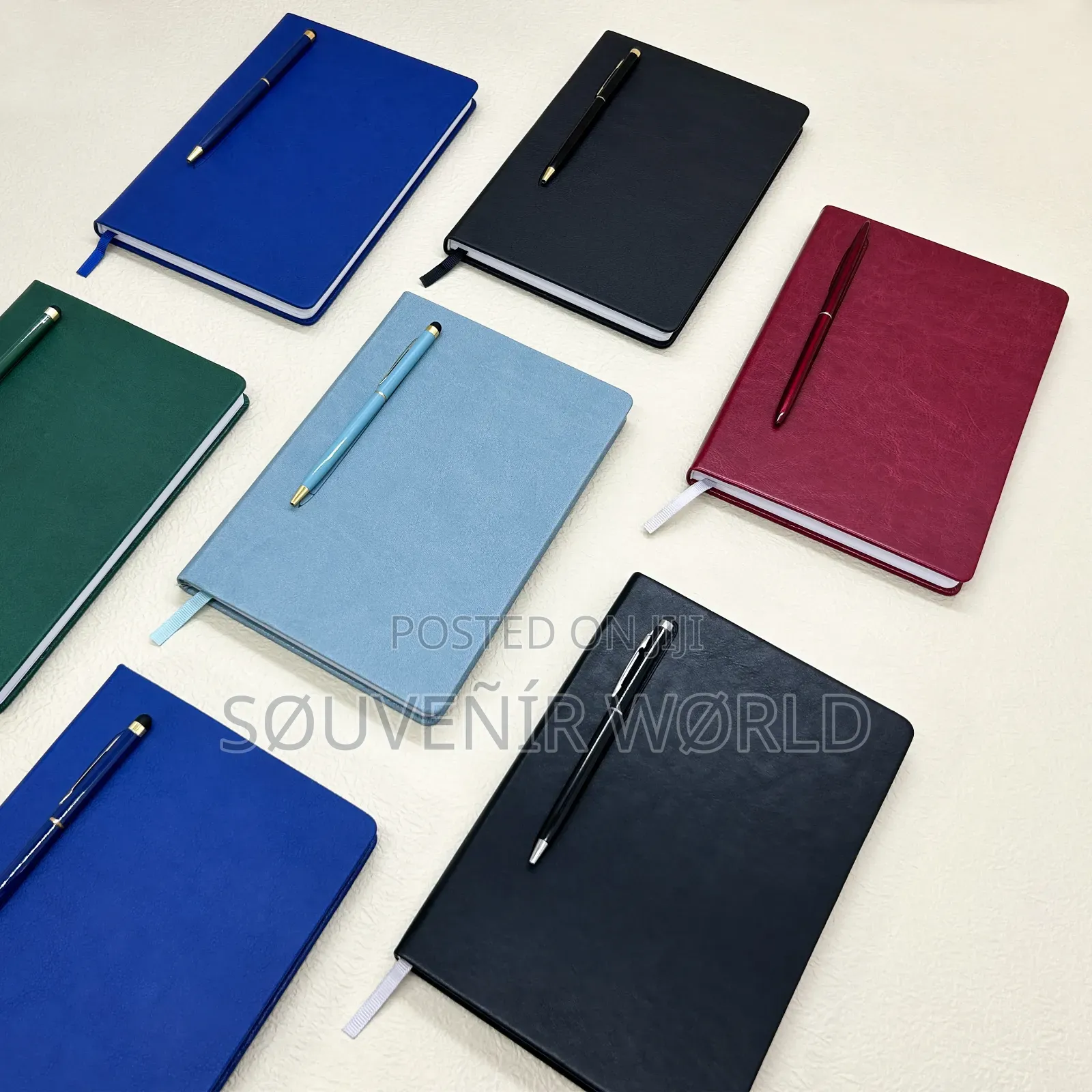 A5 Hardcover Notebook With Pen – Assorted Colours