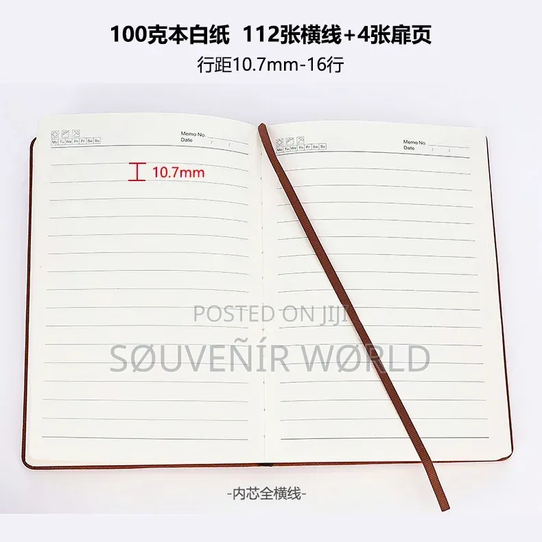 A5 Hardcover Notebook With Pen – Assorted Colours