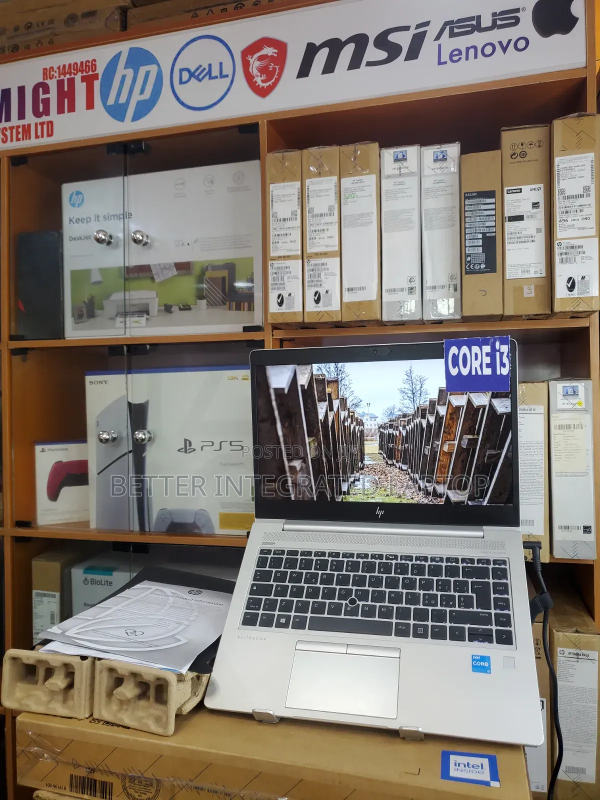 New Laptop HP EliteBook 8470P 4GB Intel Core i3 SSD 256GB