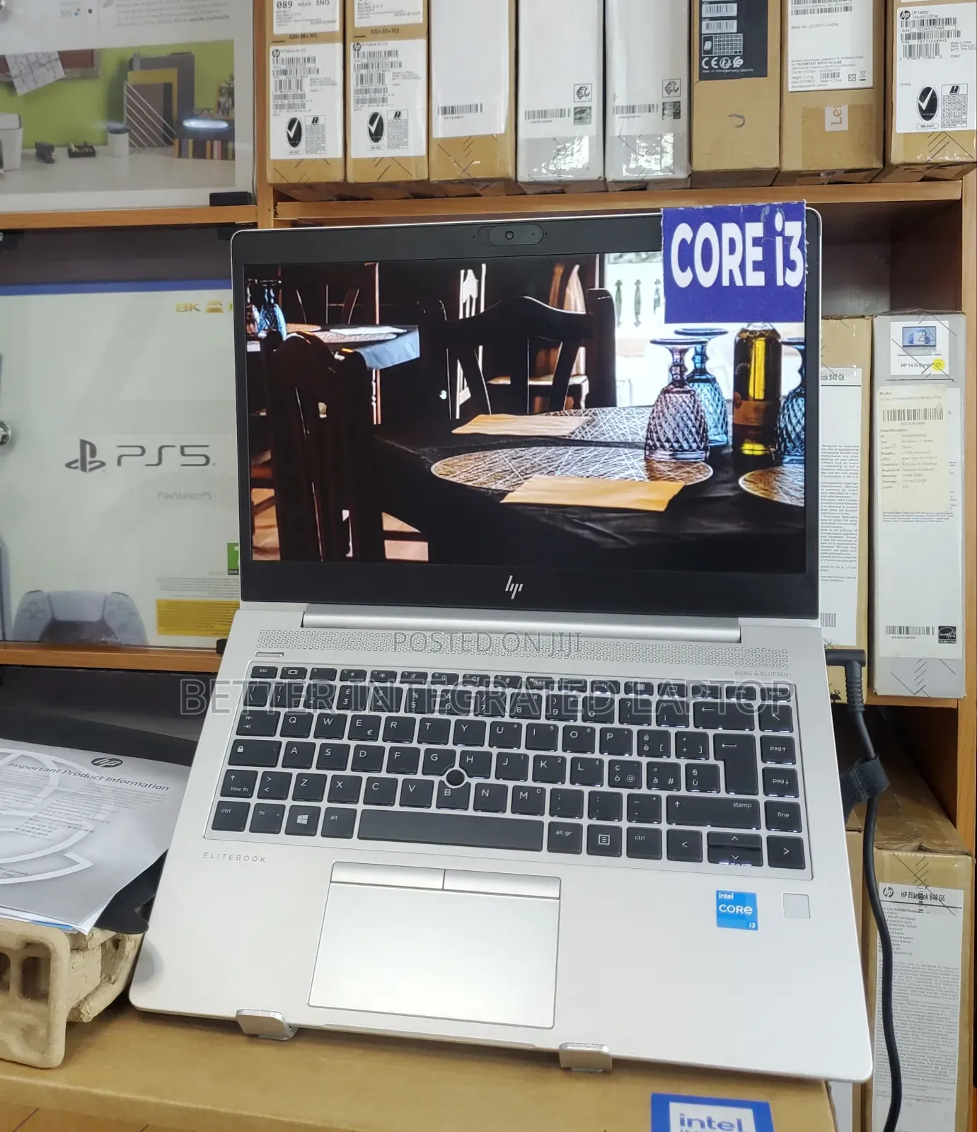 New Laptop HP EliteBook 8470P 4GB Intel Core i3 SSD 256GB