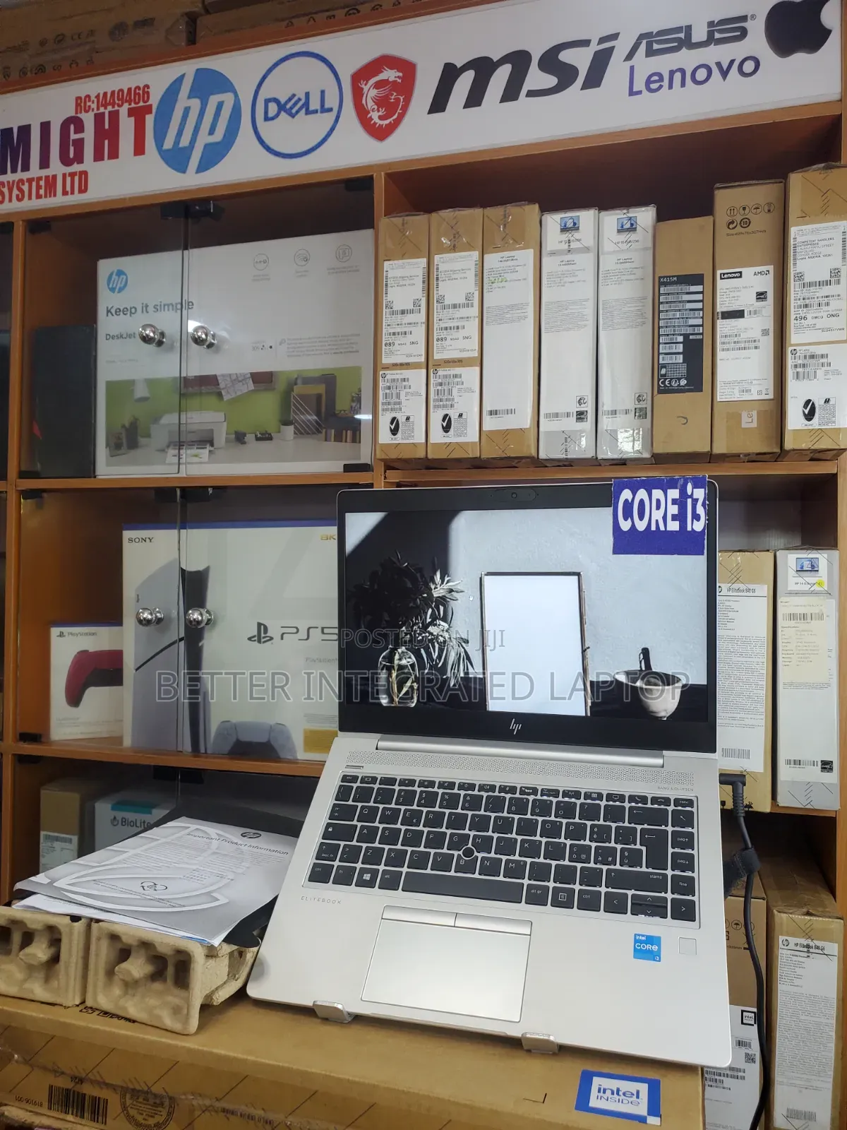 New Laptop HP EliteBook 8470P 8GB Intel Core i3 SSD 256GB