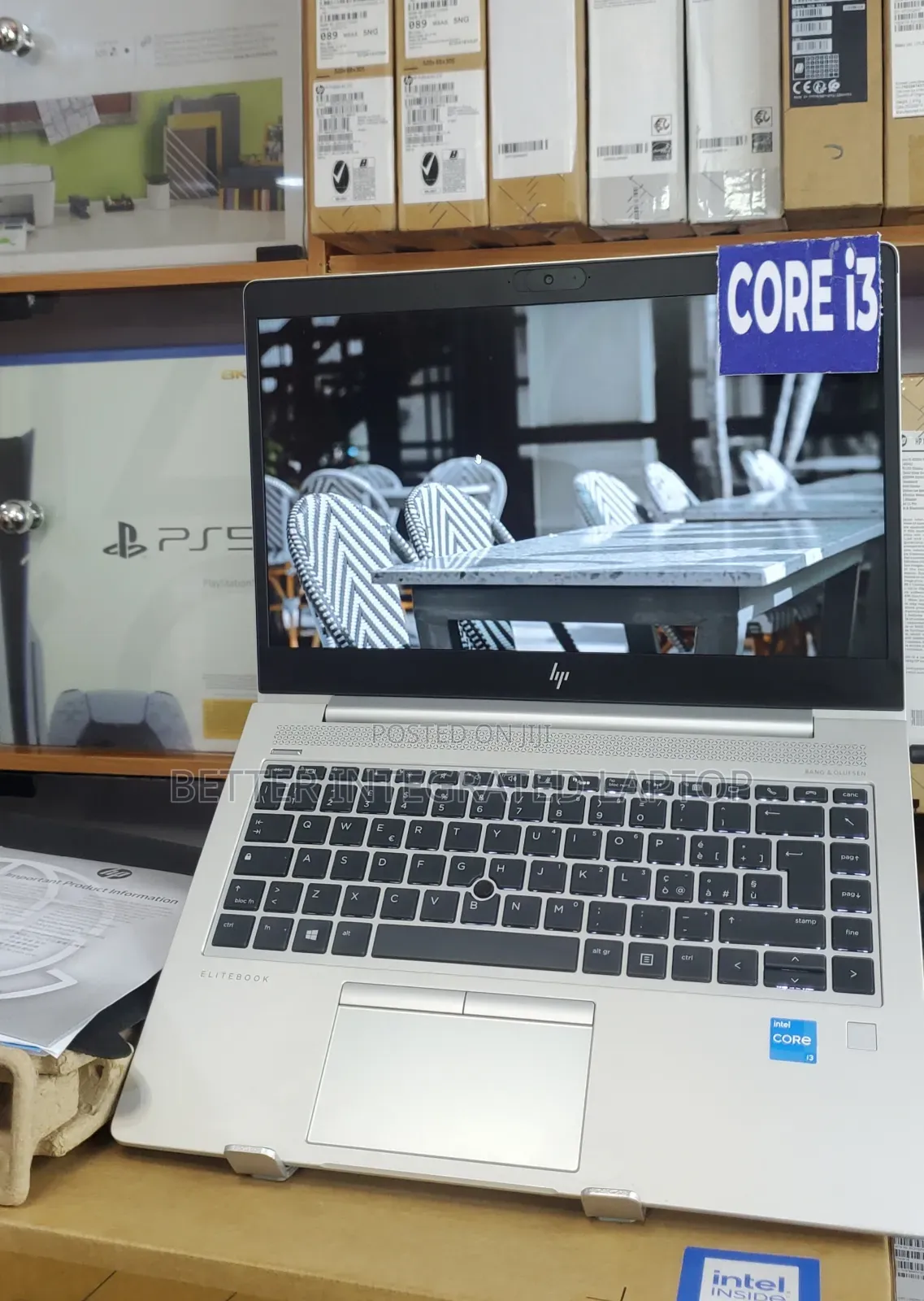 New Laptop HP EliteBook 8470P 8GB Intel Core i3 SSD 256GB