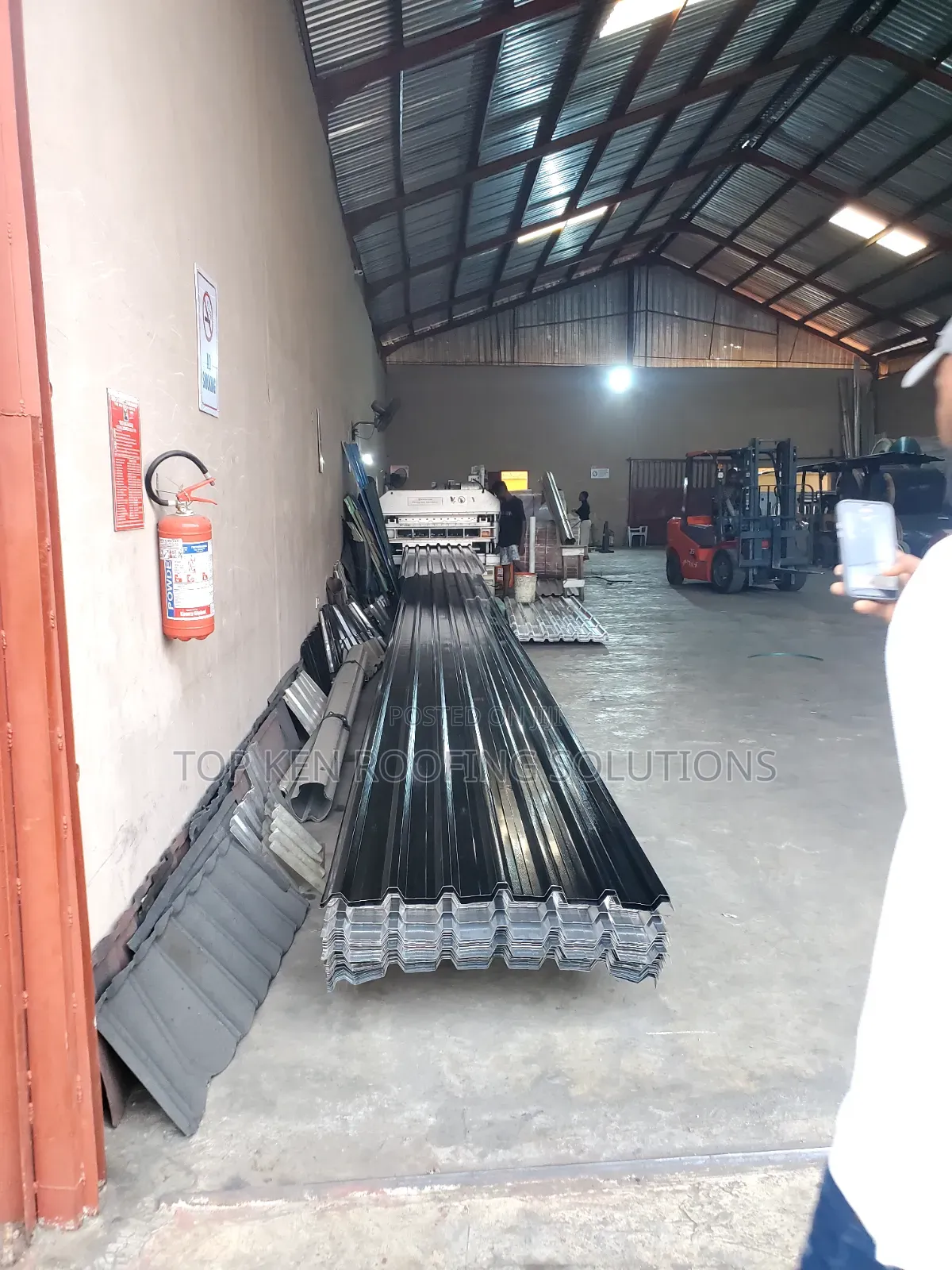 T Black Oven Baked Longspan 0.58mm