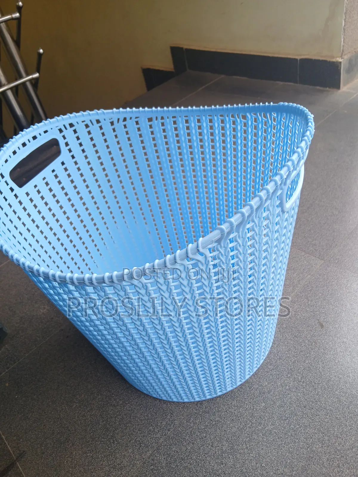Plastic Rattan Like Storage Basket