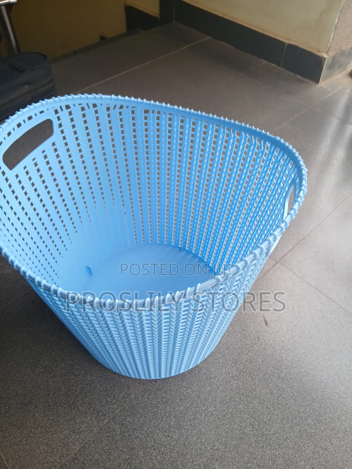 Plastic Rattan Like Storage Basket