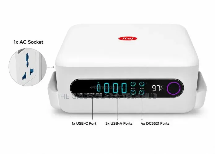 Brand New Itel PowerGo Pro 320Wh Power Station (100,000mAh)