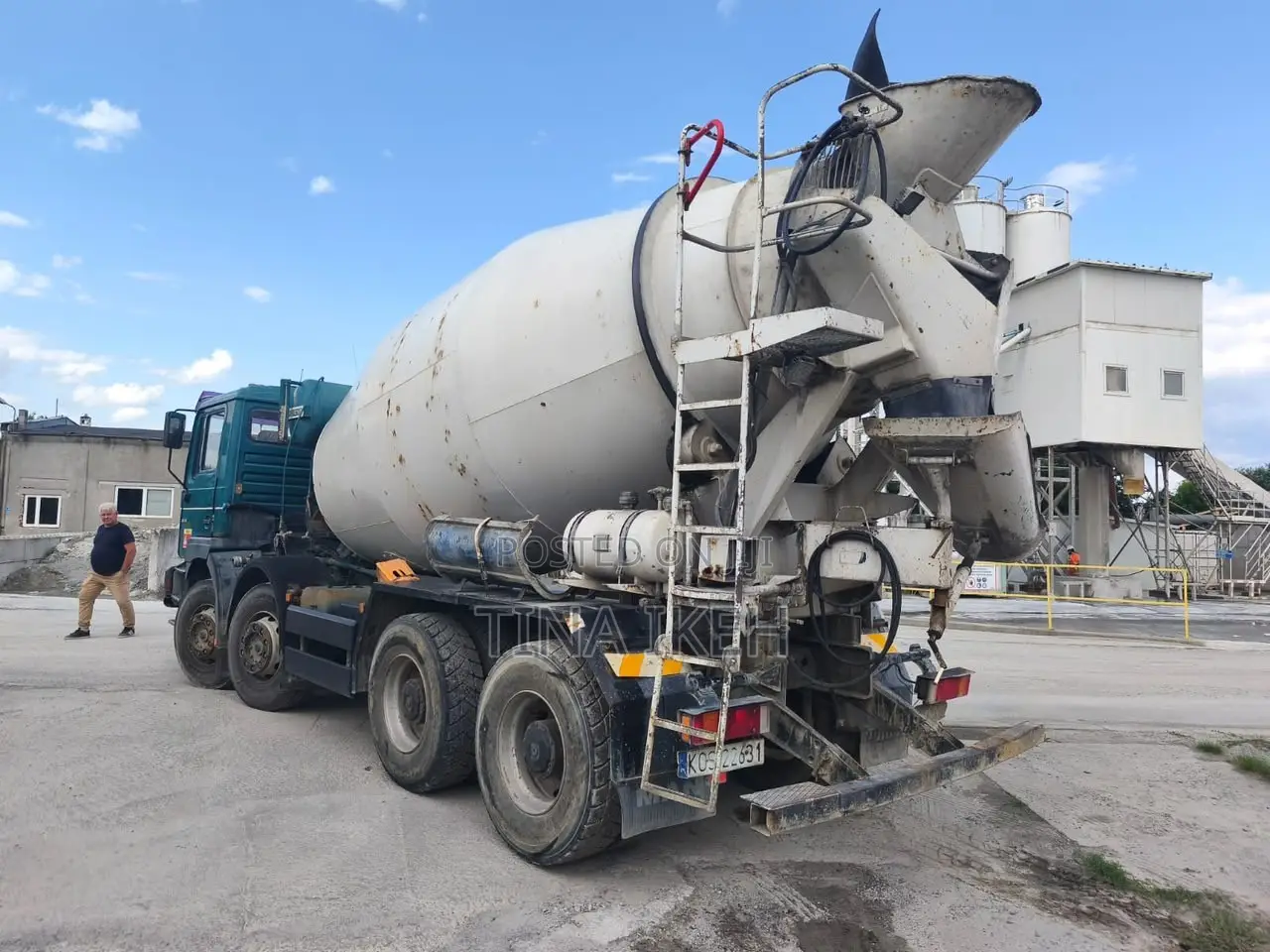 Man Diesel Mixer Truck