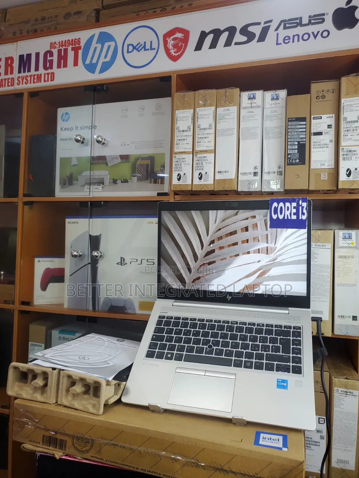 New Laptop HP EliteBook 8470P 12GB Intel Core i3 SSD 256GB
