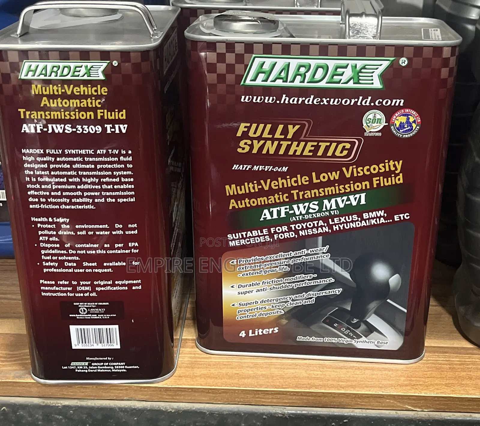 Hardex Ws / T- Iv 4litres