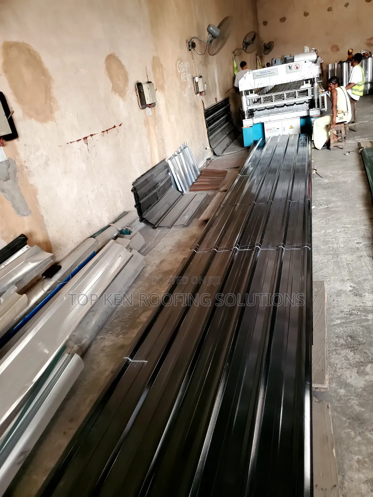 0.50mm T Black Longspan Sheet