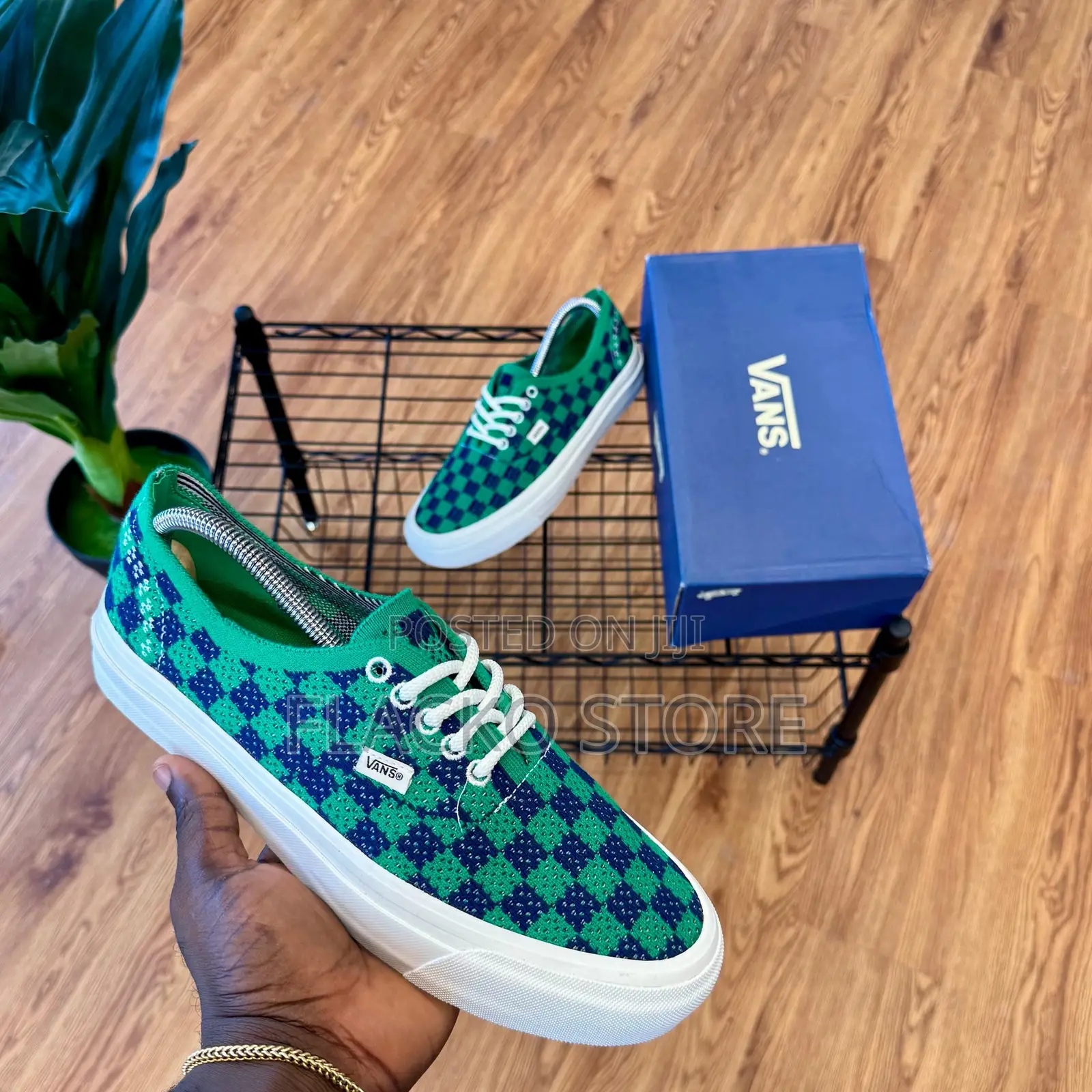 Original Vans Premium Authentic 44 Engineered Kint Punk Check Sneakers