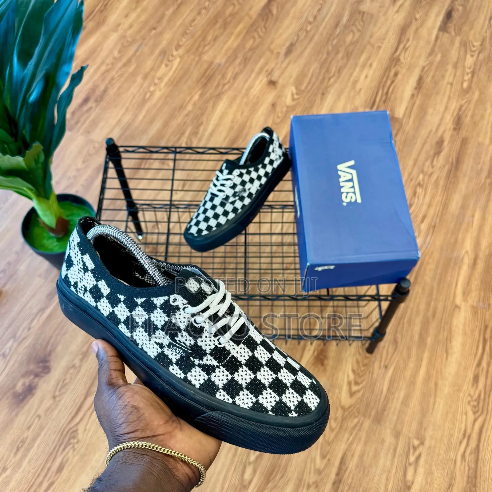 Original Vans Premium Authentic 44 Engineered Kint Punk Check Sneakers