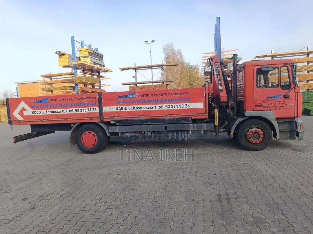 Man Diesel Truck With HIAB