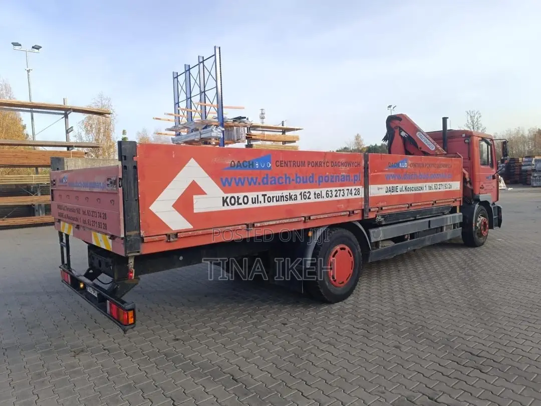 Man Diesel Truck With HIAB