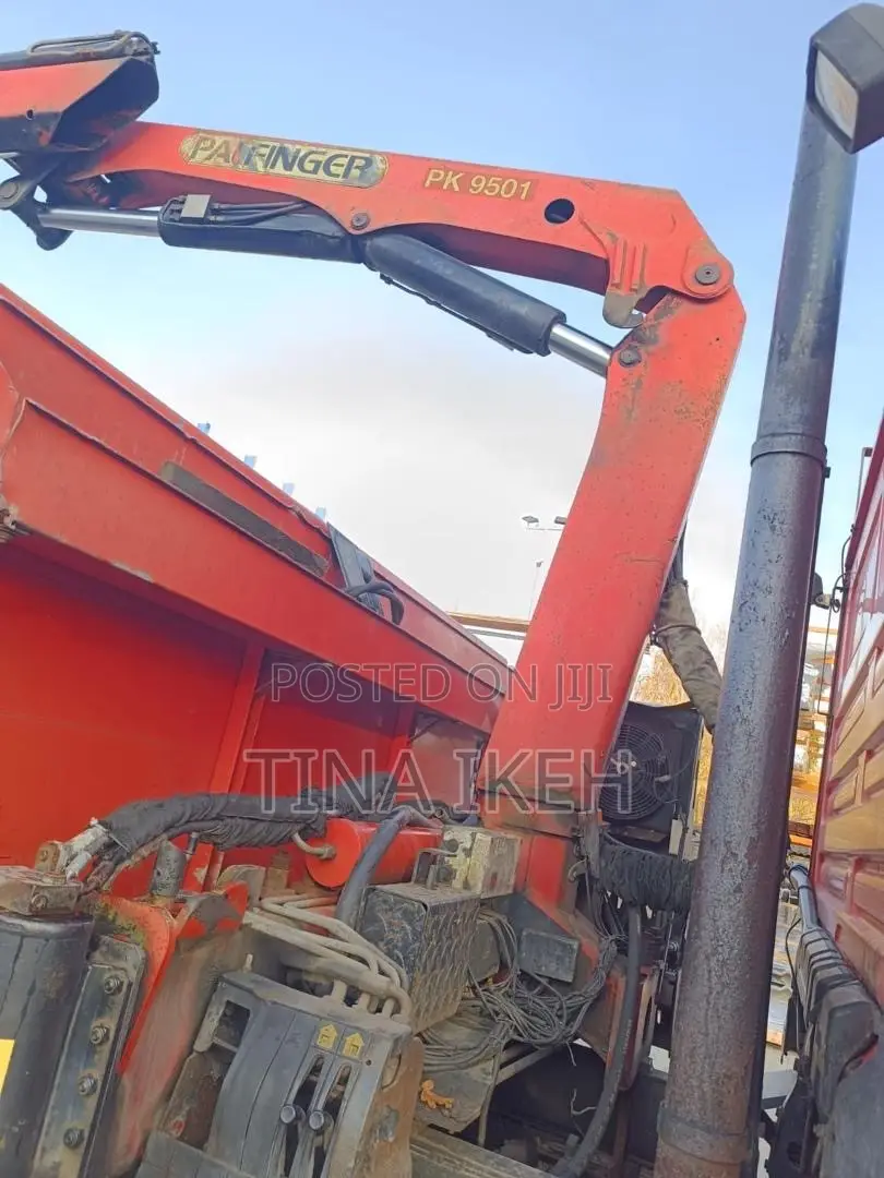 Man Diesel Truck With HIAB