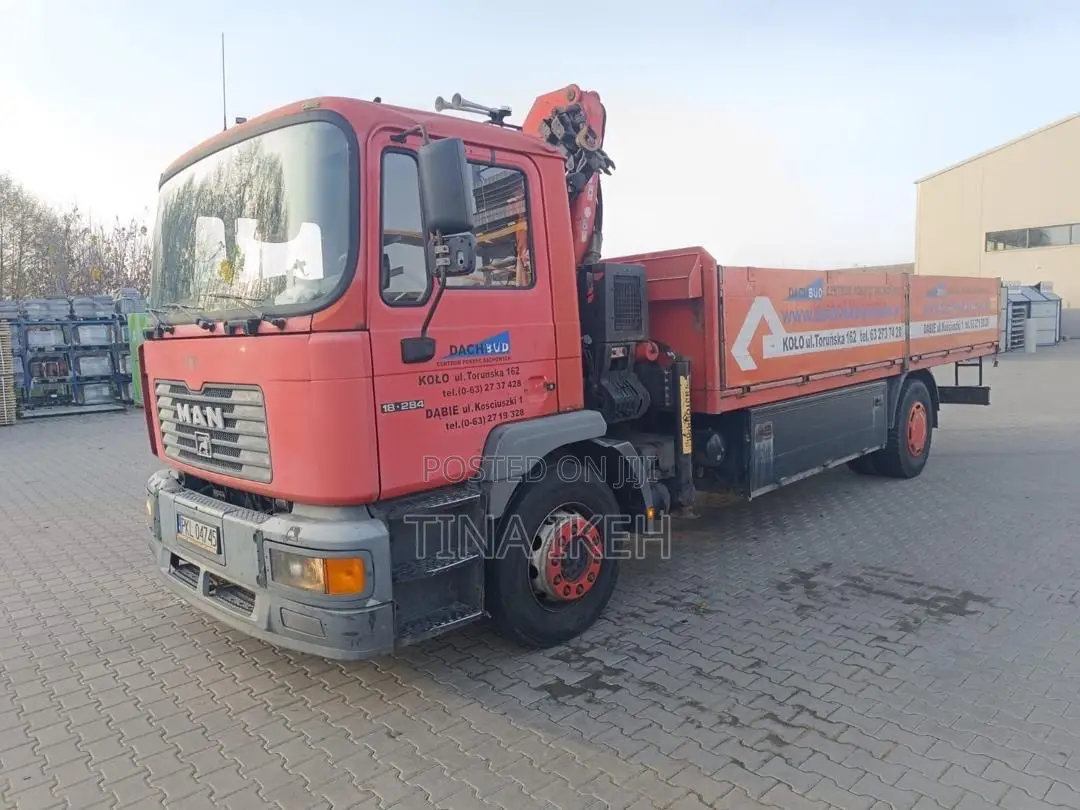 Man Diesel Truck With HIAB