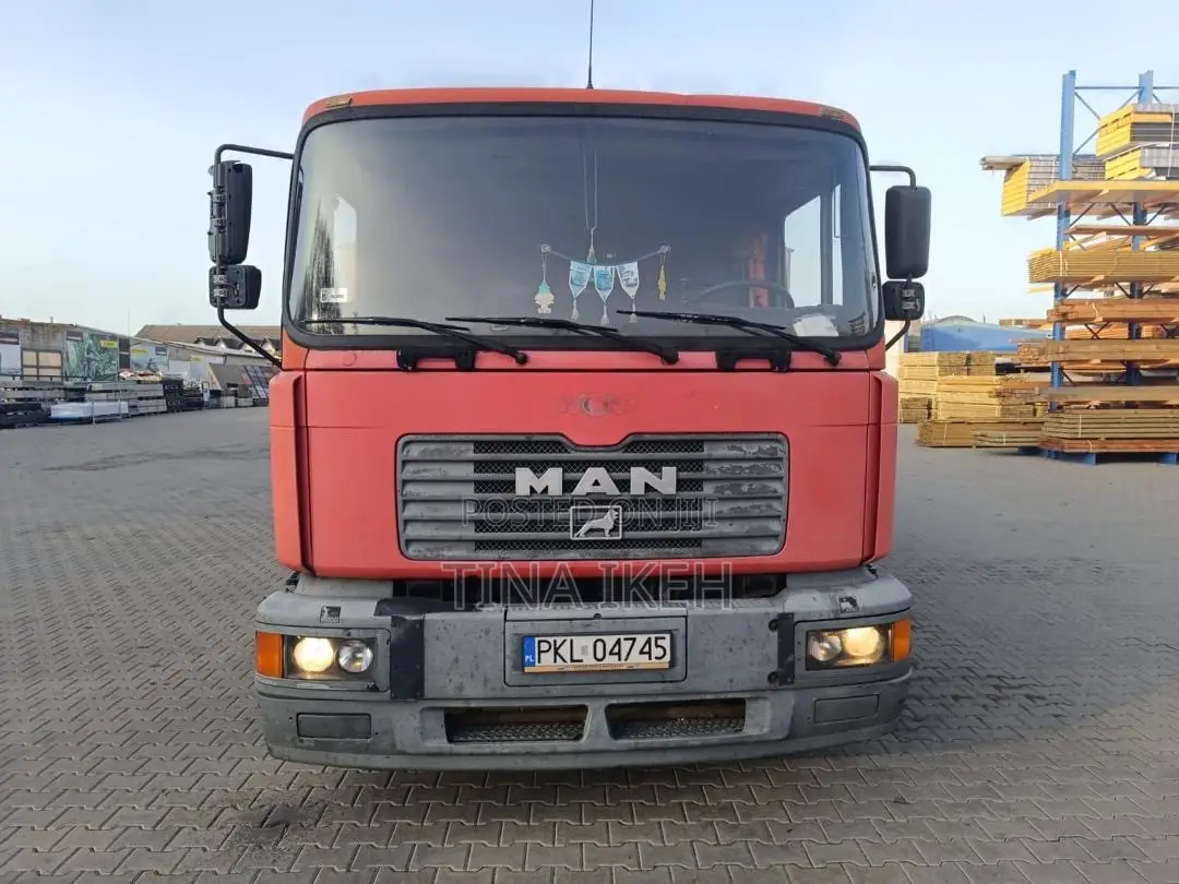 Man Diesel Truck With HIAB