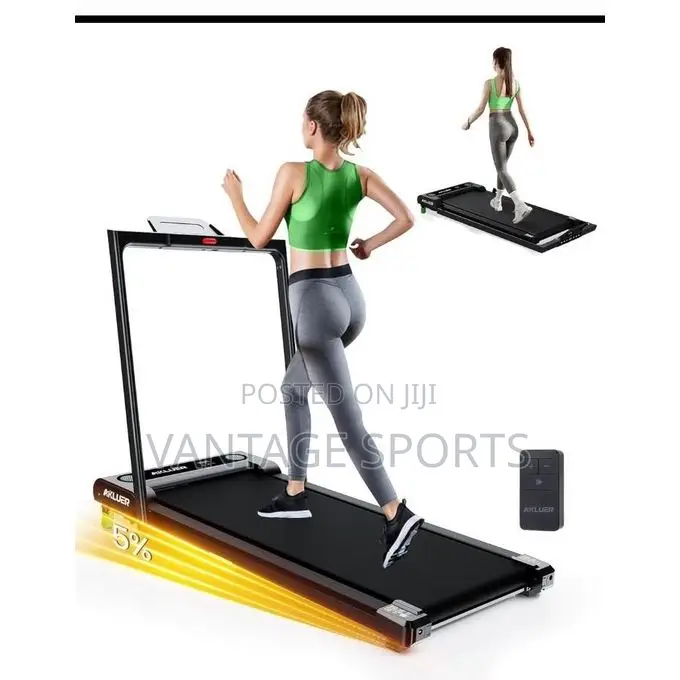 2HP Foldable Electric Treadmill With Remote Control – Home Fitness