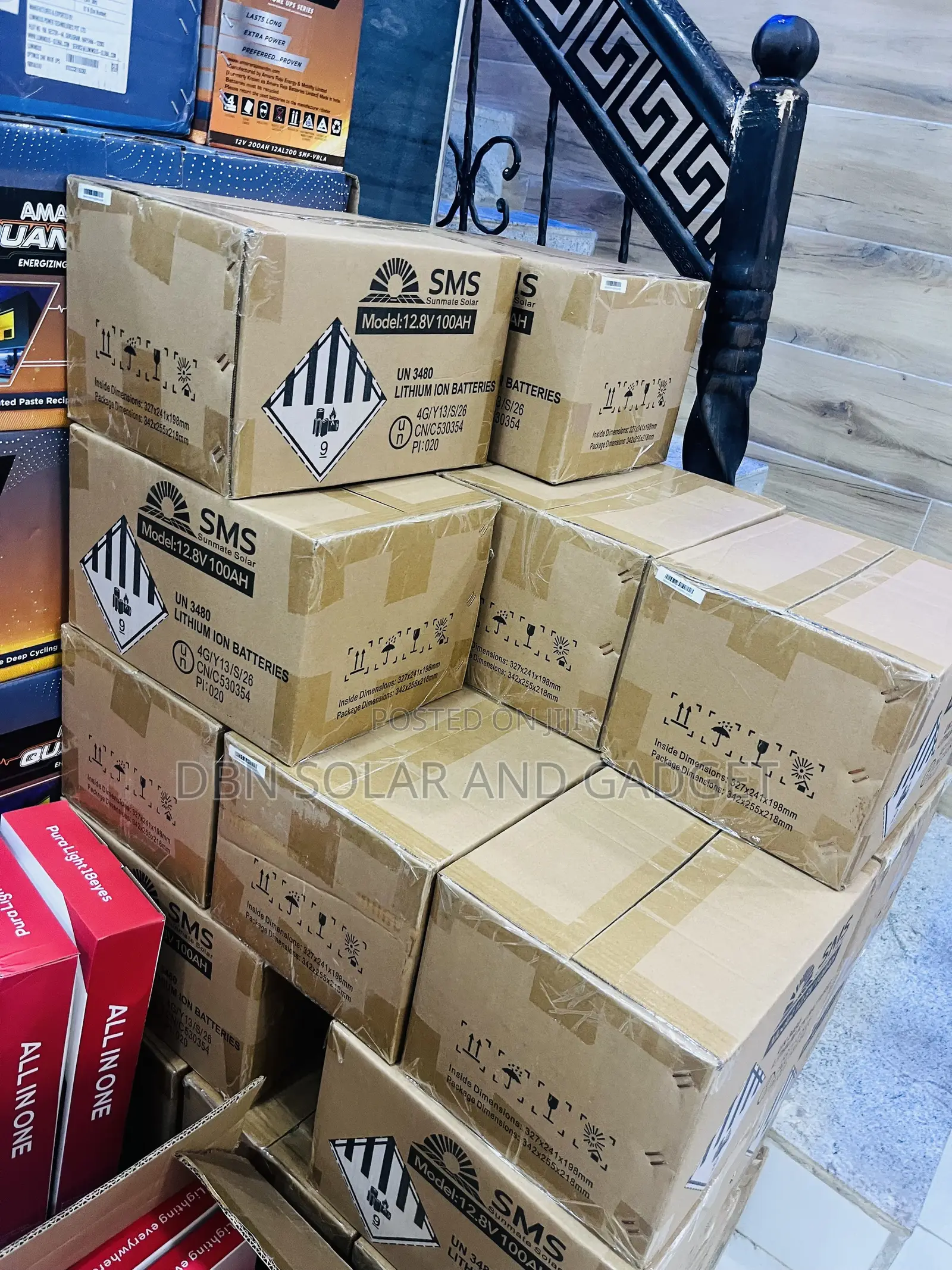100a 12v SMS Lithium Ion Battery Available in Stock
