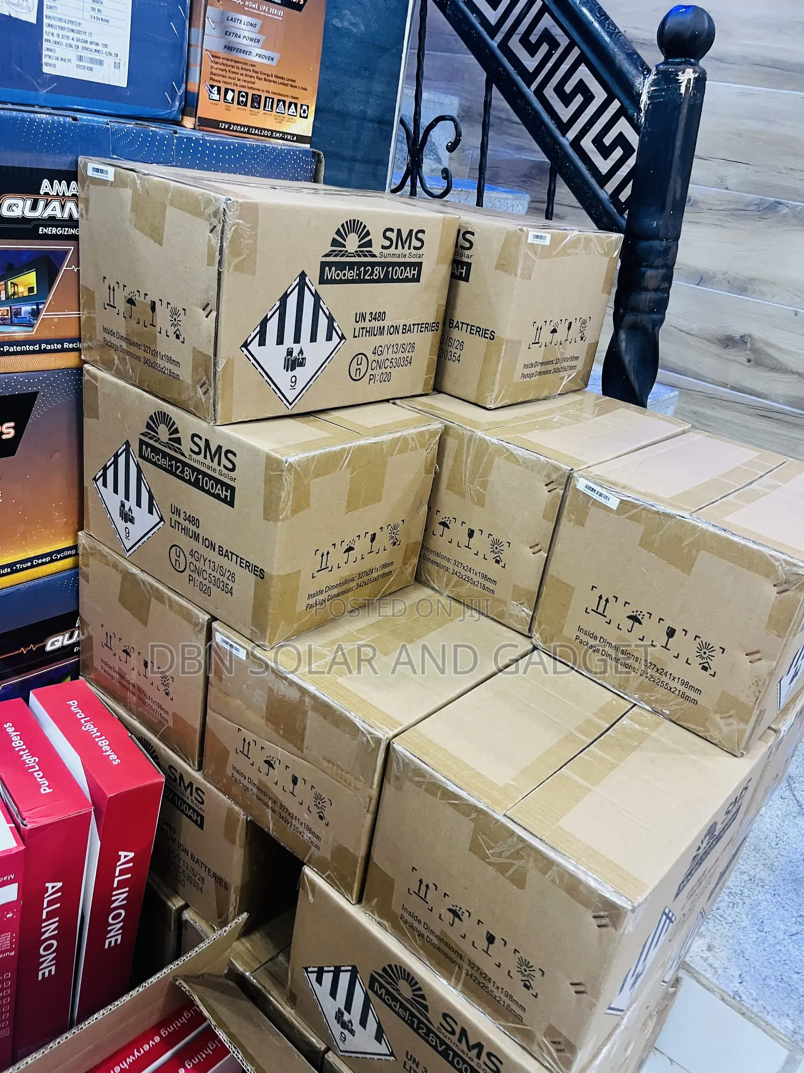 100a 12v SMS Lithium Ion Battery Available in Stock