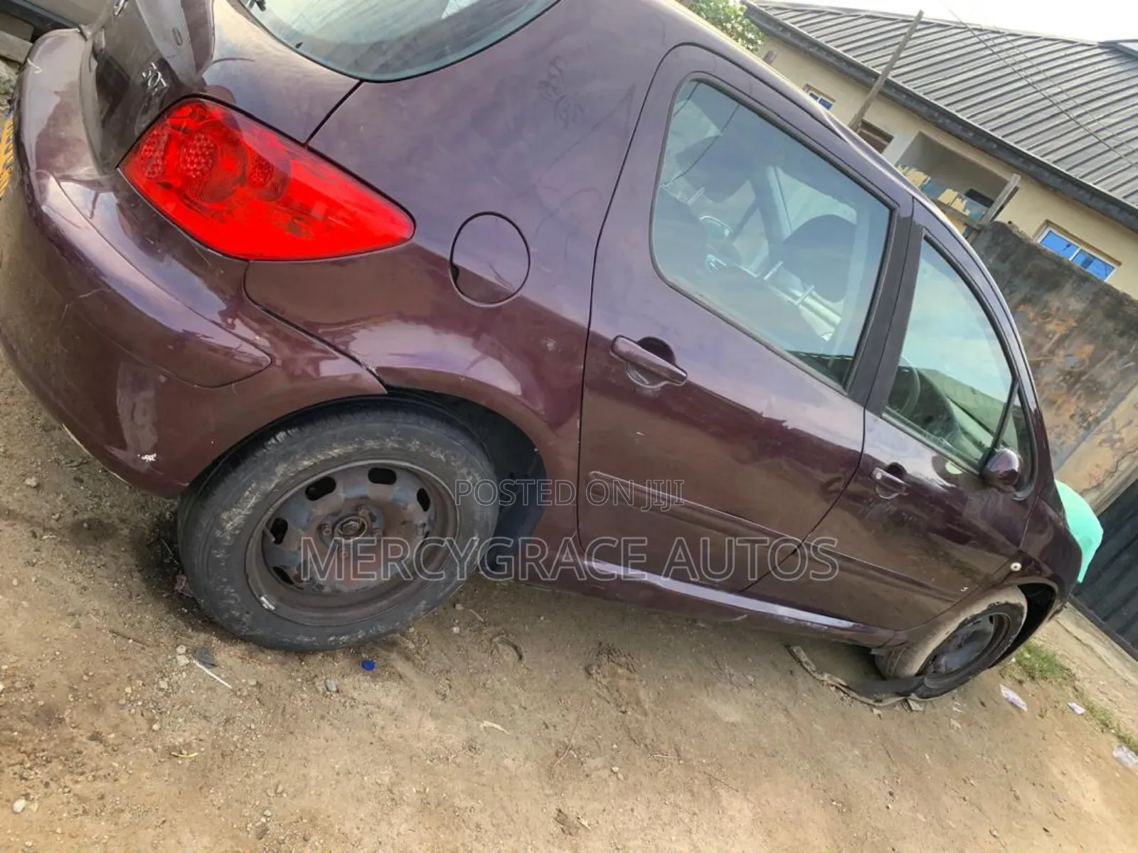 Peugeot 307 2004 Maroon