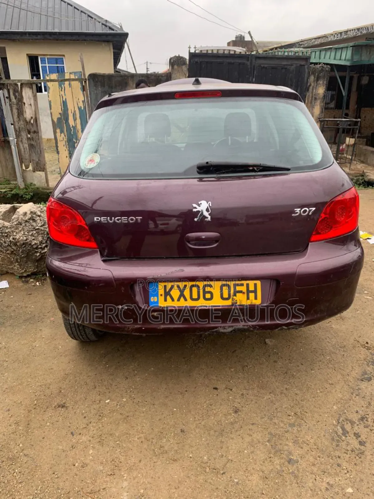 Peugeot 307 2004 Maroon